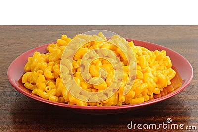 Macaroni and Cheese Stock Photo