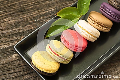 Macaroon Cookies Variety Stock Photo