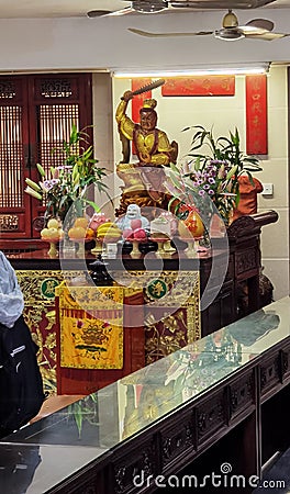 Macau Buddhist Temple Kong Tac Lam Unesco Heritage Macao Ancient Scripts Archives Editorial Stock Photo