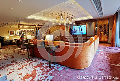 Macau Grand Lisboa Hotel Presidential Suites Interior Design Home Decoration Macao Luxury Lifestyle Treasure Museum Arts Crafts Editorial Stock Photo