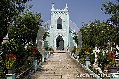 Macau - Old Protestant Cemetery Stock Photo