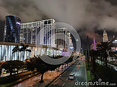 Sands Cotai Night Macao Londoner Palace of Westminster Houses of Parliament Elizabeth Tower Crystal Palace British Architecture Editorial Stock Photo