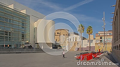 Macba museum for modern art, Barcelona Editorial Stock Photo