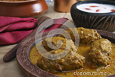 Machh mutton kofta from Kashmir Stock Photo