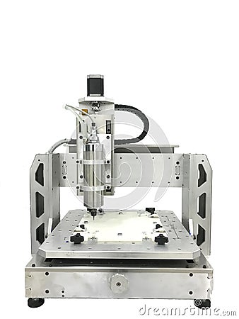 Machine Computer Numerically Controlled Stock Photo
