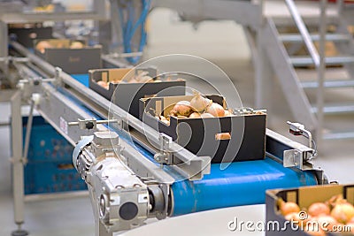 The machine in the food industry Stock Photo