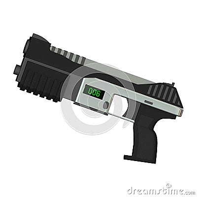 Machine Pistol Stock Photo