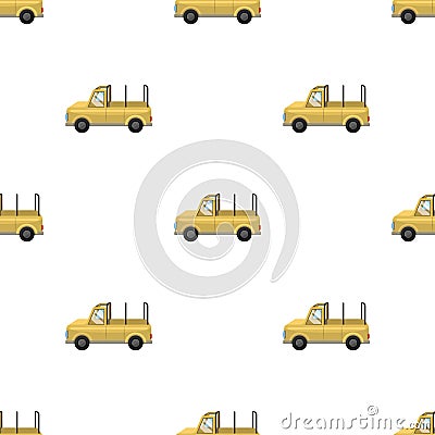 Machine for safari.African safari single icon in cartoon style vector symbol stock illustration web. Vector Illustration