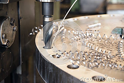 Machine tools with Computer Numerical Control (CNC) Stock Photo