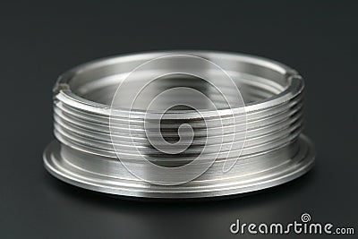 Machined workpiece Stock Photo