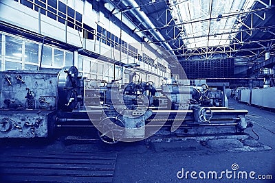 Machinery factory Stock Photo