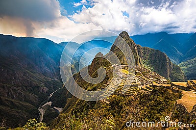 Machu Picchu, UNESCO World Heritage Site Stock Photo