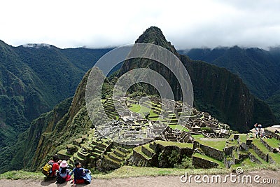 Machu picchu view Editorial Stock Photo