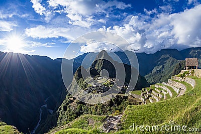 Machu Pichu in Peru Editorial Stock Photo
