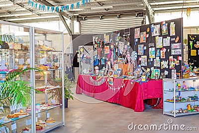 Handcraft And Cake Judging At Rural Show Editorial Stock Photo