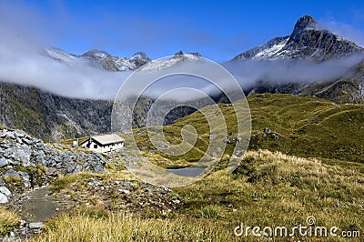 Mackinnon Pass - Milford Track Stock Photo