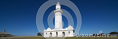 Macquarie Lighthouse - 3x1 panorama view, New South Wales, Australia Stock Photo