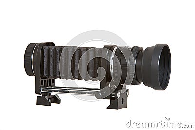 Macro Bellows & Lens Stock Photo