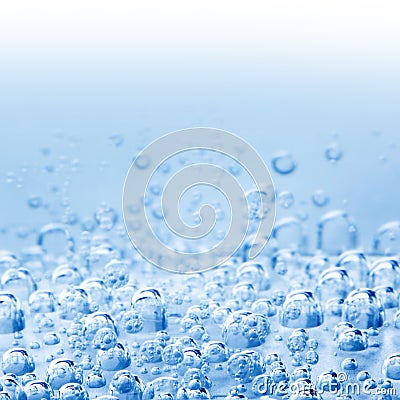 Macro bubbles of water Stock Photo