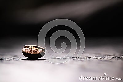 Macro coffee bean, roasted signature mix with rich flavour, best morning drink and luxury blend Stock Photo