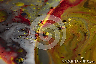 Macro of colored space. Beautiful texture abstraction Stock Photo