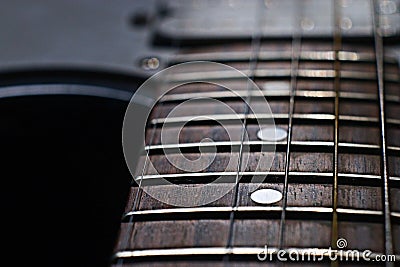 Macro guitar music grief music Stock Photo