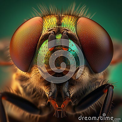 Macro Horsefly Tabanidae Fly Insect Stock Photo
