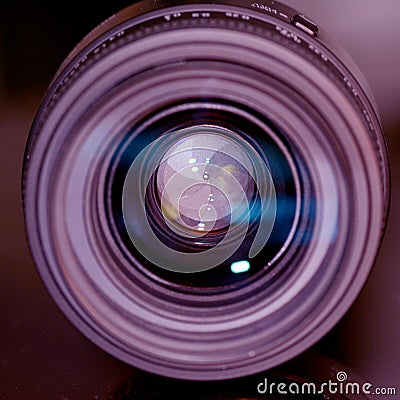 Macro 50mm lens for nikon Stock Photo