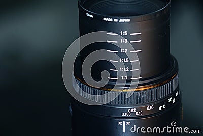 Macro 50mm lens for nikon Editorial Stock Photo