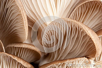 Macro of mushrooms Stock Photo