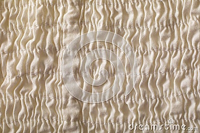 Macro of old white type of cloth texture Stock Photo