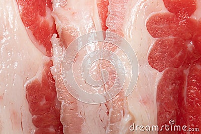 Macro photo of beef sukiyaki, shabu, or yakiniku meat Stock Photo
