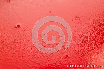 Macro photo, texture of strawberry jelly Stock Photo