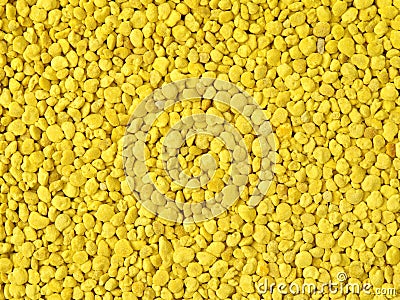 A macro photograph of bee pollen granules in intimate detail Stock Photo