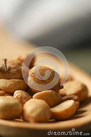 Roasted Peanuts Stock Photo