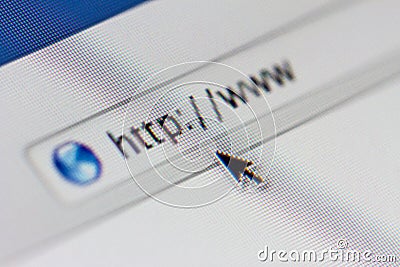 Web Address Stock Photo