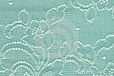 The macro shot of the green flowers lace texture materia Stock Photo
