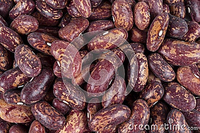 Macro shot heap of red fresh beans background. Red beans pattern. Grains Red bean seeds background texture Stock Photo