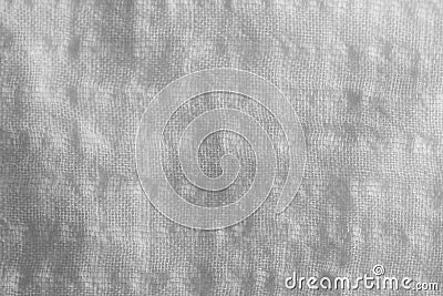 Macro of white type of cloth texture Stock Photo