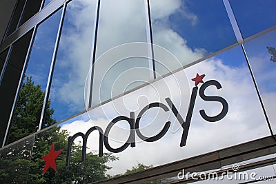 Macy Store Logo Editorial Stock Photo