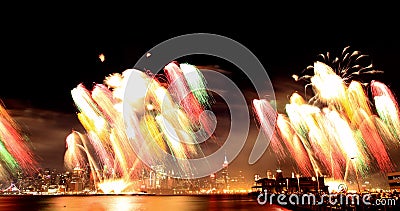 Macy's 4th of July fireworks Editorial Stock Photo