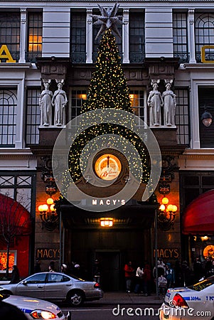 Macy's Believe meter, Manhattan, NYC Editorial Stock Photo