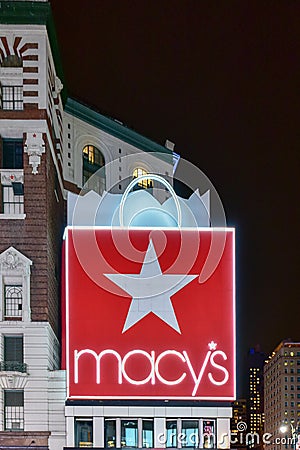 Macy`s - New York City Editorial Stock Photo