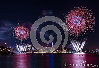 Macy's 4th of July Fireworks Editorial Stock Photo