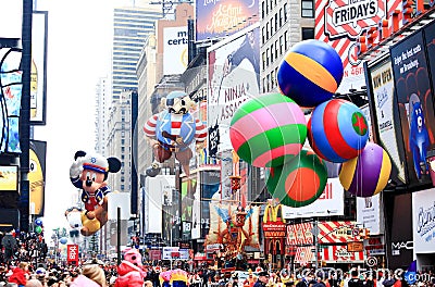 Macy's Thanksgiving Day Parade November 26, 2009 Editorial Stock Photo