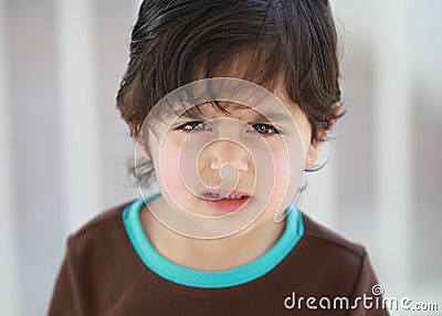 Mad boy Stock Photo