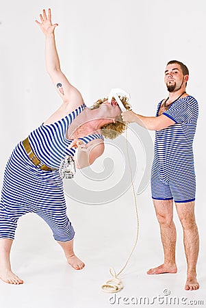 Mad Sailor Stock Photo