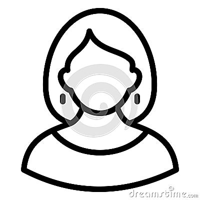 Madam Isolated Vector icon which can easily modify or edit Vector Illustration