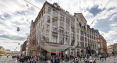 Madame Tussauds Amsterdam is a wax museum situated in the centre of Asterdam, NL Editorial Stock Photo