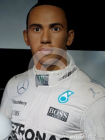 Formula One World Champion - Lewis Carl Davidson Hamilton is a British racing driver who Editorial Stock Photo